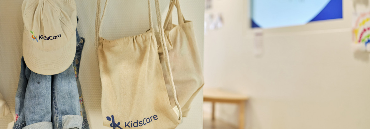 Notre sac et notre casquette kidscare